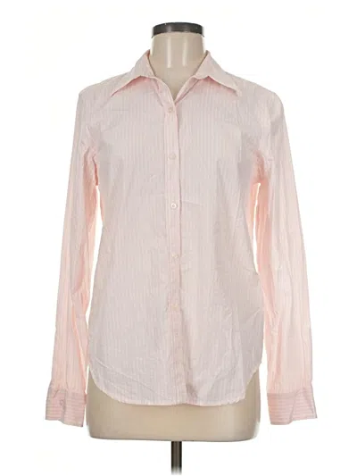 Pre-owned Chaps Long Sleeve Blouse In Pink