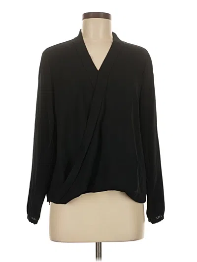 Pre-owned Chaps Long Sleeve Blouse In Teal