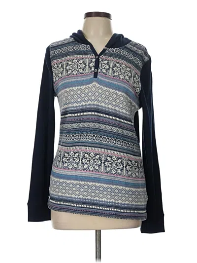 Pre-owned Chaps Long Sleeve Polo Shirt In Blue