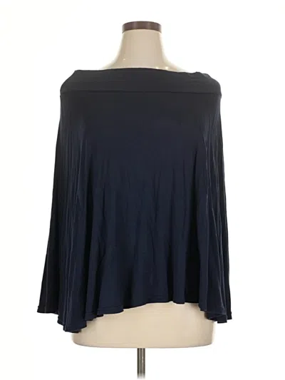 Pre-owned Chaps Long Sleeve Top Black Tops