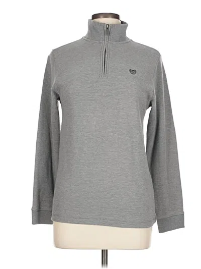 Pre-owned Chaps Long Sleeve Turtleneck In Gray