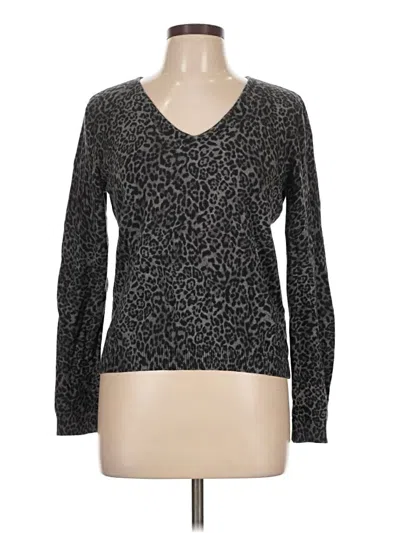 Pre-owned Chaps Pullover Sweater In Black