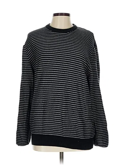 Pre-owned Chaps Pullover Sweater In Black