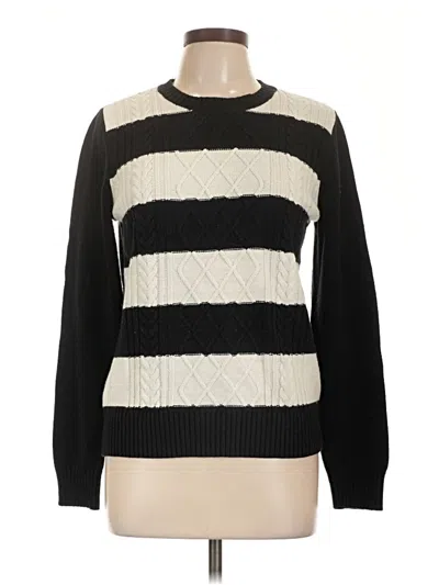 Pre-owned Chaps Pullover Sweater In Black
