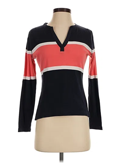 Pre-owned Chaps Pullover Sweater In Black