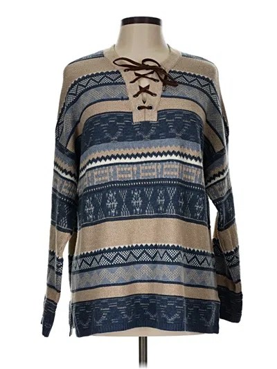 Pre-owned Chaps Pullover Sweater In Blue