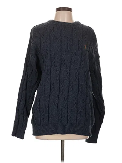 Pre-owned Chaps Pullover Sweater In Blue