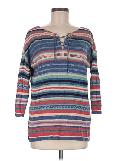 Pre-owned Chaps Pullover Sweater In Blue