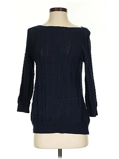 Pre-owned Chaps Pullover Sweater In Blue