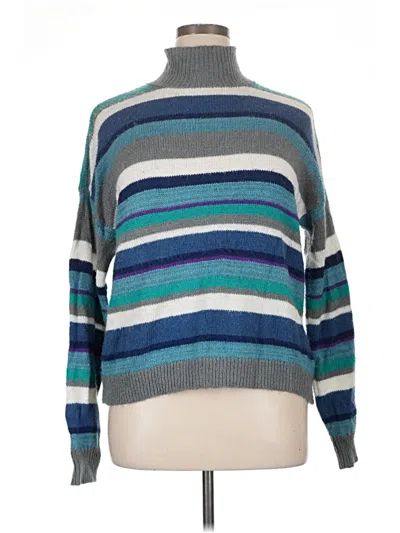 Pre-owned Chaps Pullover Sweater In Blue