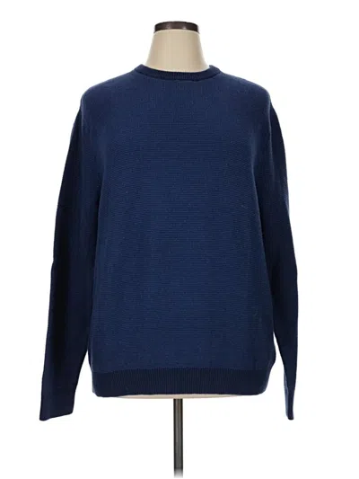Pre-owned Chaps Pullover Sweater In Blue