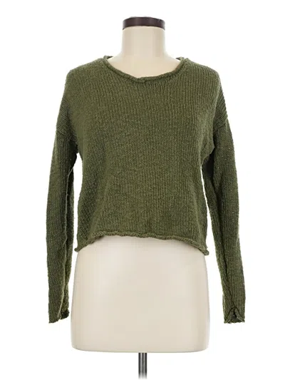 Pre-owned Chaps Pullover Sweater In Green