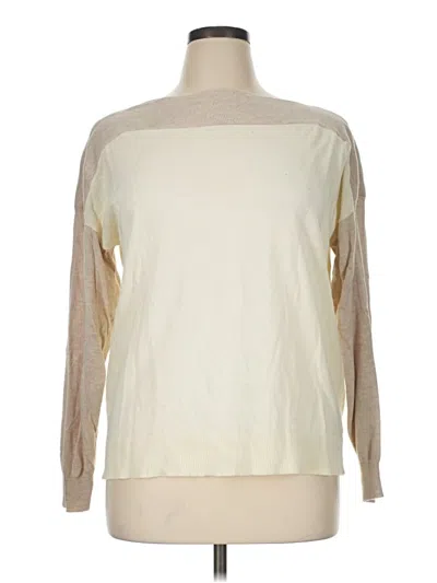 Pre-owned Chaps Pullover Sweater In Ivory