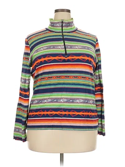 Pre-owned Chaps Pullover Sweater In Orange