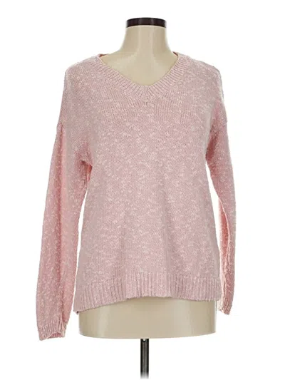 Pre-owned Chaps Pullover Sweater In Pink