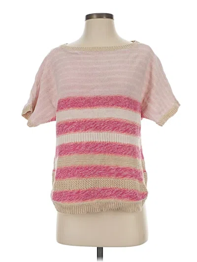 Pre-owned Chaps Pullover Sweater In Pink