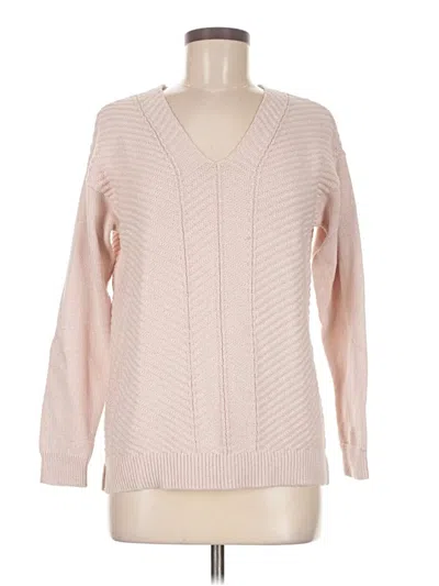 Pre-owned Chaps Pullover Sweater In Pink