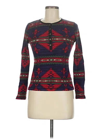 Pre-owned Chaps Pullover Sweater In Red