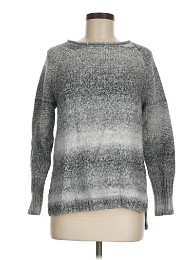 Pre-owned Chaps Pullover Sweater In Silver