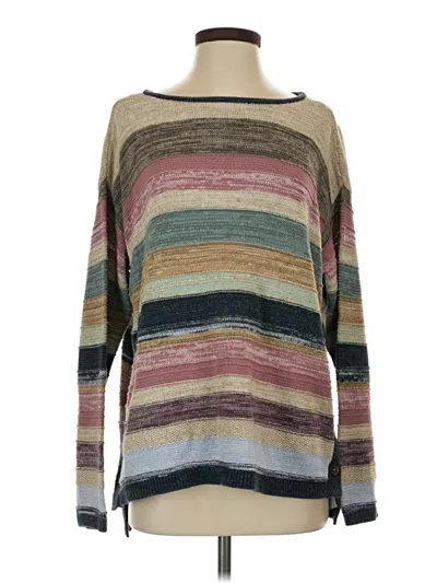 Pre-owned Chaps Pullover Sweater In Tan