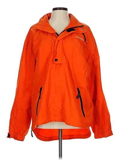 Pre-owned Chaps Raincoat In Orange