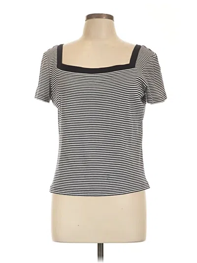 Pre-owned Chaps Short Sleeve T-shirt In Black
