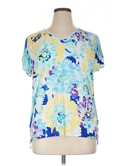 Pre-owned Chaps Short Sleeve T-shirt In Blue