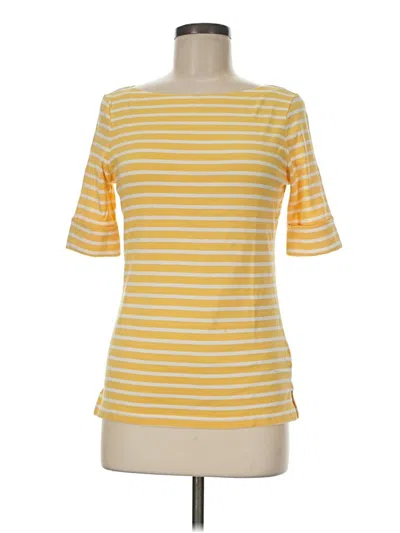 Pre-owned Chaps Short Sleeve T-shirt In Yellow