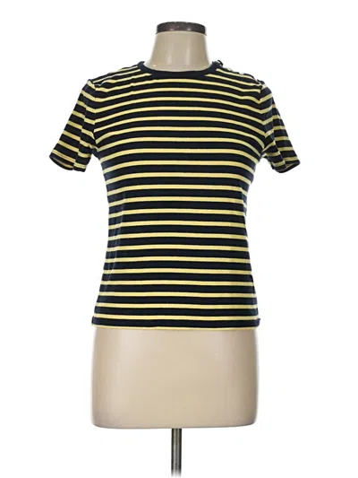 Pre-owned Chaps Short Sleeve Turtleneck In Gold