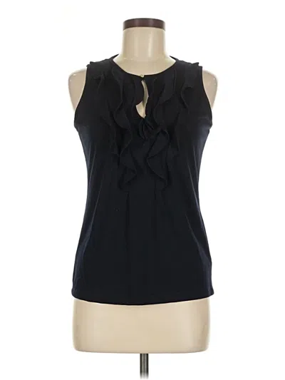 Pre-owned Chaps Sleeveless Blouse In Black