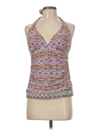 Pre-owned Chaps Sleeveless Blouse In Orange