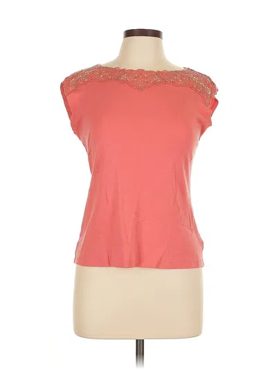 Pre-owned Chaps Sleeveless T-shirt In Orange