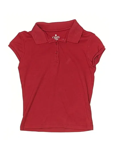 Pre-owned Chaps Kids' Sleeveless Top Red Collared Neckline Tops