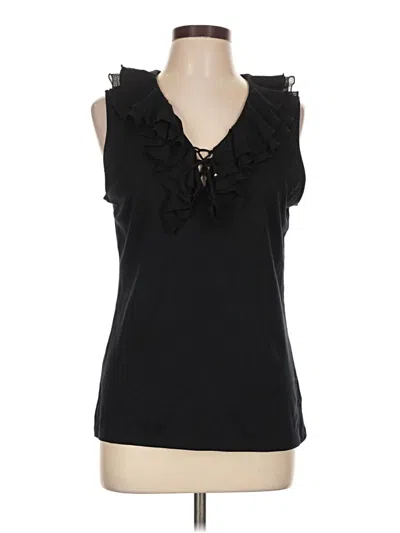 Pre-owned Chaps Sleeveless T-shirt In Black