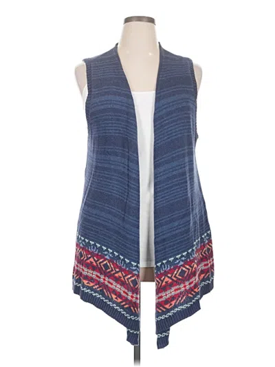Pre-owned Chaps Sweater Vest In Blue