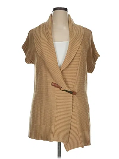 Pre-owned Chaps Sweater Vest In Brown