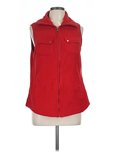 Pre-owned Chaps Sweater Vest In Red