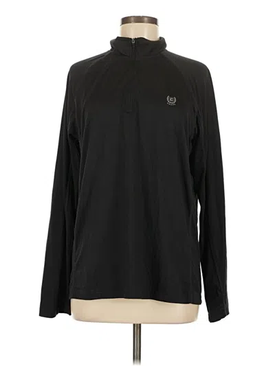 Pre-owned Chaps Track Jacket In Black