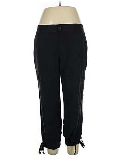 Pre-owned Chaps Track Pants In Black