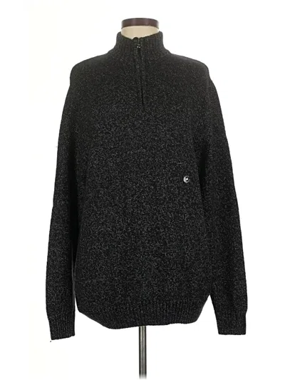 Pre-owned Chaps Turtleneck Sweater In Black