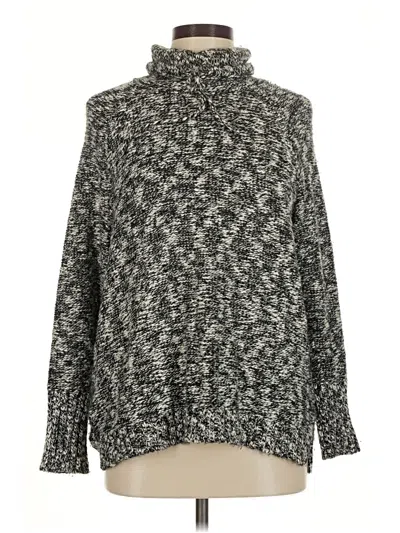 Pre-owned Chaps Turtleneck Sweater In Gray