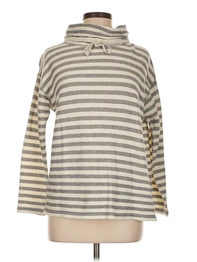 Pre-owned Chaps Turtleneck Sweater In Gray