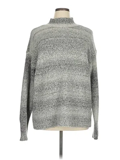 Pre-owned Chaps Turtleneck Sweater In Gray