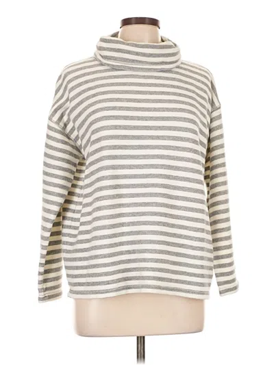 Pre-owned Chaps Turtleneck Sweater In Silver