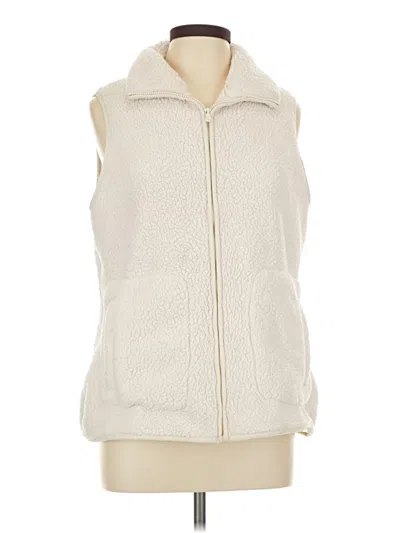 Pre-owned Chaps Vest In Ivory