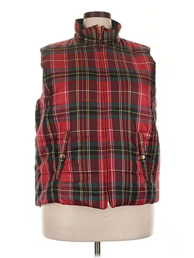 Pre-owned Chaps Vest In Red