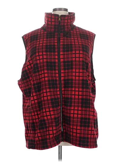 Pre-owned Chaps Vest In Red
