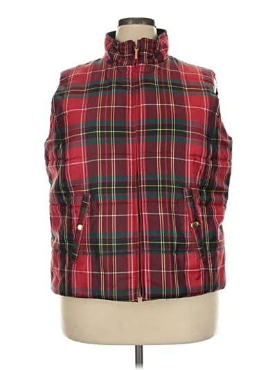 Pre-owned Chaps Vest In Red