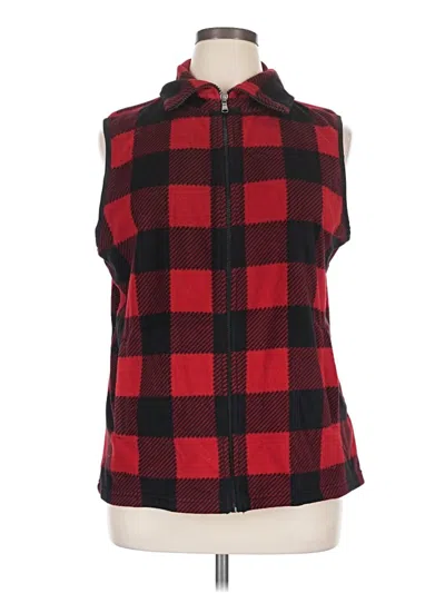 Pre-owned Chaps Vest In Red