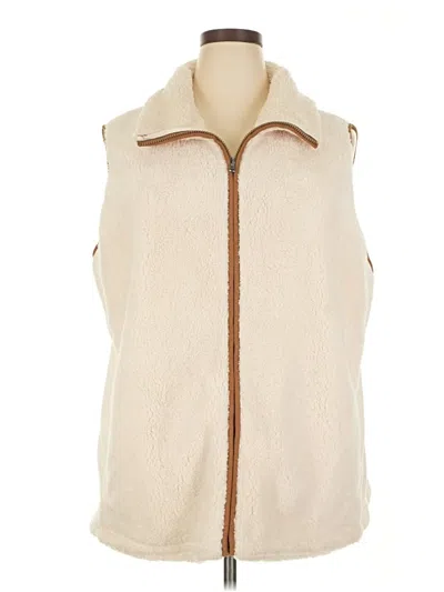 Pre-owned Chaps Vest In White